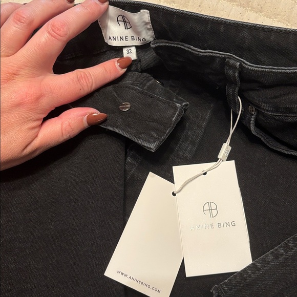 BNWT anine bing Roxanne jeans - Picture 3 of 6